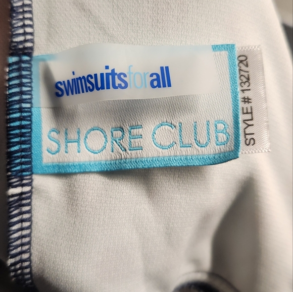 SHORE CLUB SIZE 22 WOMEN'S BLUE SWIM - Picture 3 of 9